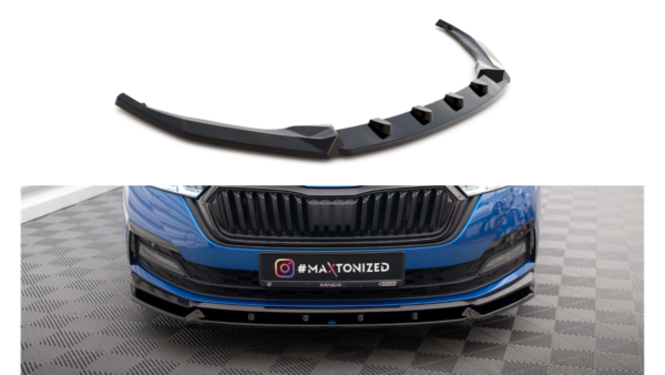 Splitter Skoda Octavia IV Sportline Front v.1 Gloss Black