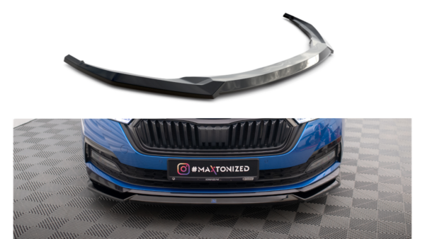 Splitter Skoda Octavia IV Sportline Front v.2 Gloss Black