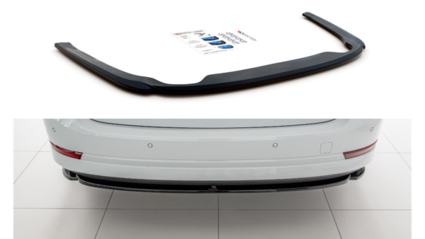 Splitter Skoda Octavia IV Rear Central Gloss Black