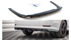 Splitter Skoda Octavia IV Rear Central with Diffuser Gloss Black