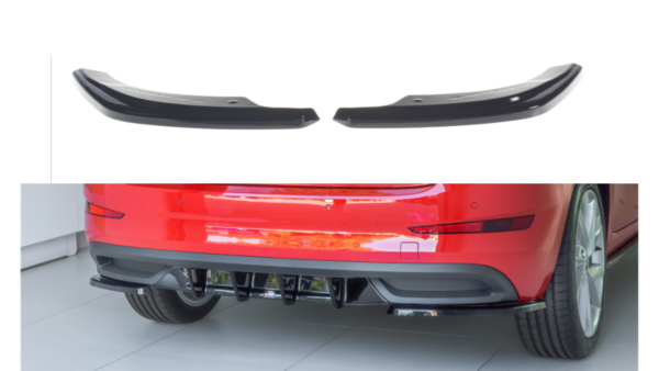 Splitter Skoda Scala Rear Side Gloss Black