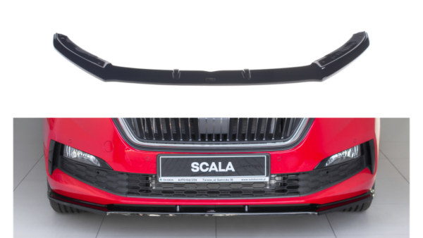 Splitter Skoda Scala Front v.1 Gloss Black