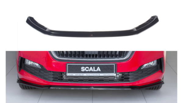 Splitter Skoda Scala Front v.3 Gloss Black