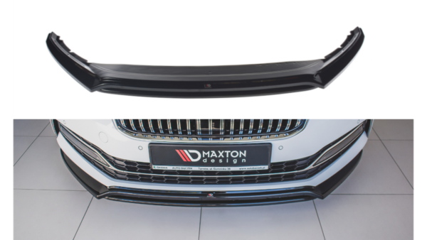 Splitter Skoda Superb III Facelift Front v.3 Gloss Black