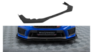 Splitter Subaru WRX STI Facelift Front Pro + flaps Black-Red