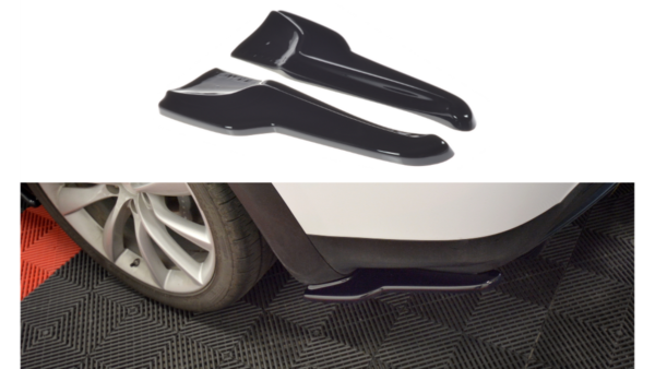 Splitter Tesla Model X Rear Side v.2 Gloss Black