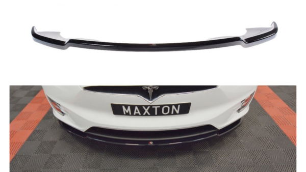 Splitter Tesla Model X Front v.1 Gloss Black