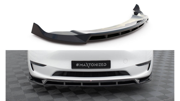 Splitter Tesla Model Y Front v.2 Gloss Black