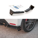 Splitter Toyota GR Yaris IV Rear Side v.2 + Flaps Gloss Black