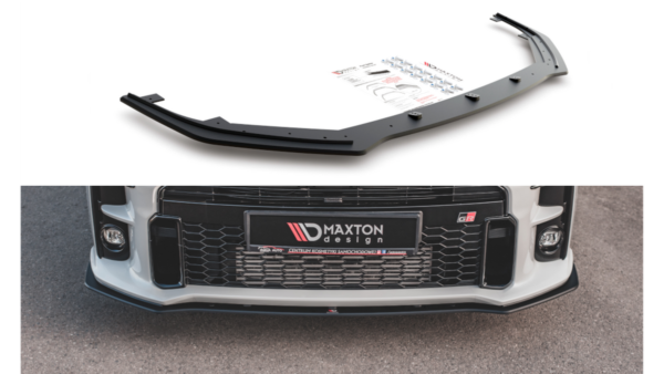Splitter Toyota GR Yaris IV Front Racing Durability Black-Red