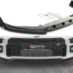 Splitter Toyota GR Yaris IV Front v.2 + flaps Gloss Black