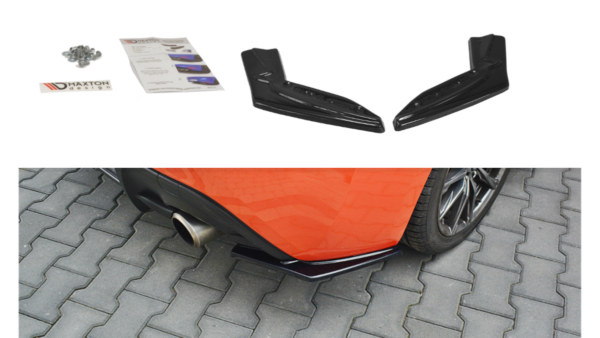 Splitter Toyota GT86 Facelift Rear Side v.1 Gloss Black