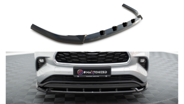 Splitter Toyota Highlander IV Front Gloss Black