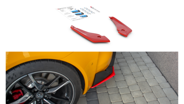Splitter Toyota Supra V Rear Side v.2 Gloss Black