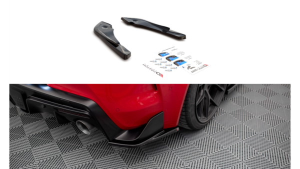 Splitter Toyota Supra V Rear Side v.3 Gloss Black