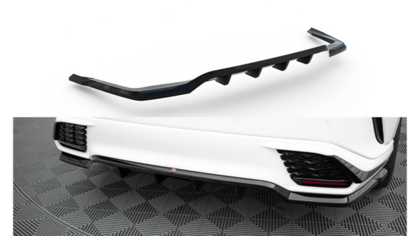 Central Rear Splitter (with vertical bars) Lexus RX F-Sport Mk5