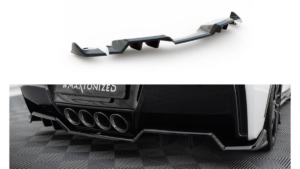 Central Rear Splitter (with vertical bars) + Rear Side Splitters Chevrolet Corvette C7
