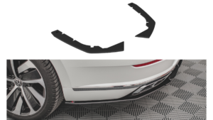 Splitter Volkswagen Arteon R-Line Facelift Rear Side Street Pro Black-Red