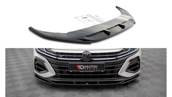 Splitter Volkswagen Arteon R Front v.1 Gloss Black