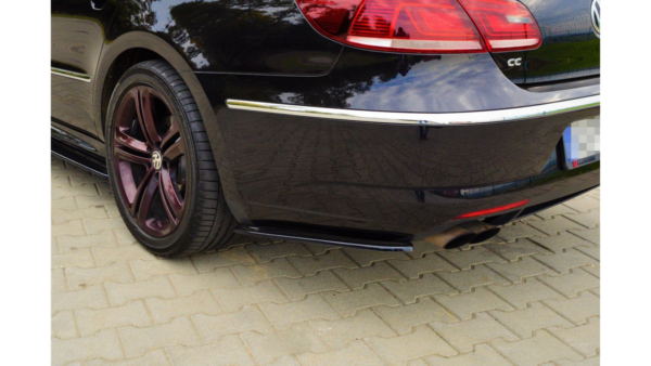 Splitter Volkswagen CC R-LINE Rear Side Gloss Black