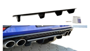 Splitter Volkswagen Golf 7 Facelift R Rear Central Gloss Black