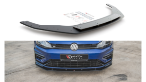 Splitter Volkswagen Golf 7 Facelift R Front Racing Durability Red