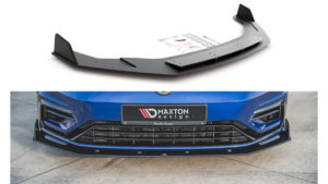 Splitter Volkswagen Golf 7 Facelift R Front Racing Durability v.2 Black-Red