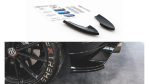 Splitter Volkswagen Golf 7 GTI TCR Rear Side Gloss Black