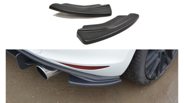 Splitter Volkswagen Golf 7 GTI Rear Side Gloss Black