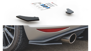 Splitter Volkswagen Golf 7 GTI Rear Side Racing Durability v.2 Black