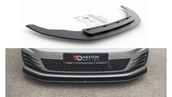 Splitter Volkswagen Golf 7 GTI Front Racing Durability Red