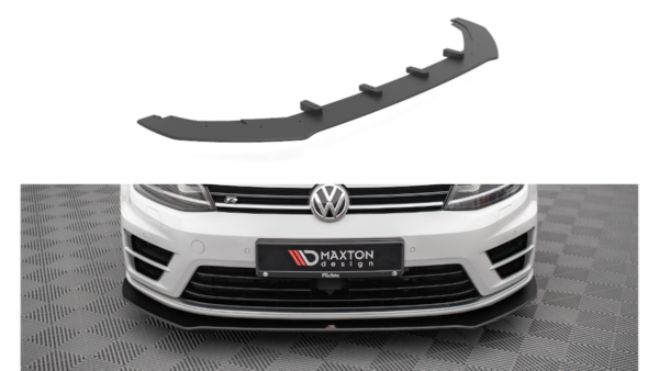 Splitter Volkswagen Golf 7 R Front Pro Black