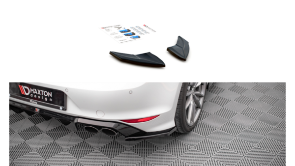 Splitter Volkswagen Golf 7 R Rear Side v.4 Gloss Black