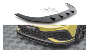 Splitter Volkswagen Golf 8 GTI Clubsport Front Racing Durability Black