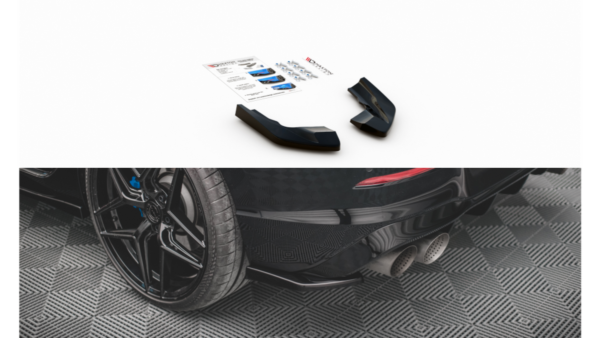 Splitter Volkswagen Golf 8 R Rear Side v.2 Gloss Black