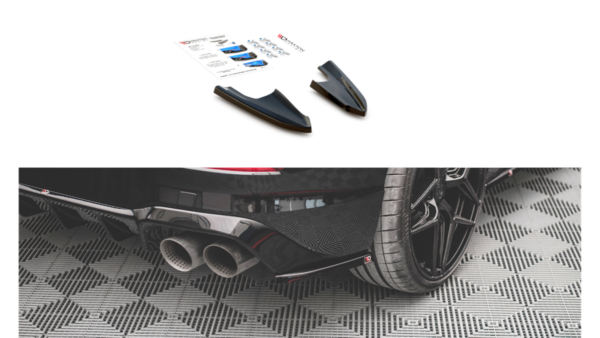 Splitter Volkswagen Golf 8 R Rear Side v.3 Gloss Black
