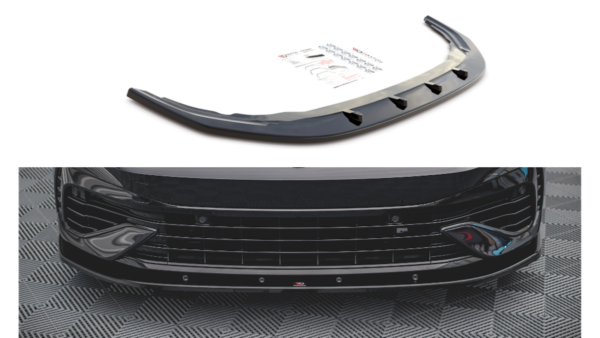 Splitter Volkswagen Golf 8 R Front v.1 Gloss Black