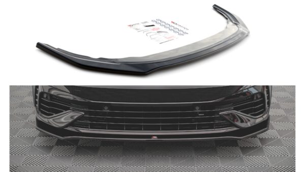 Splitter Volkswagen Golf 8 R Front v.3 Gloss Black