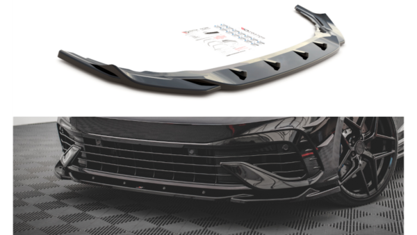 Splitter Volkswagen Golf 8 R Front v.4 Gloss Black
