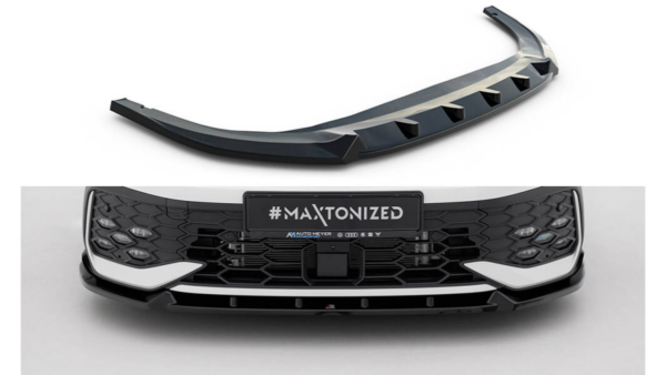 Splitter Volkswagen Golf GTI GTE R-Line Mk8 Facelift Front v.2