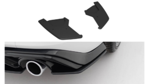 Splitter Volkswagen Golf GTI Mk8 Rear Side Street Pro Black-Red v.1