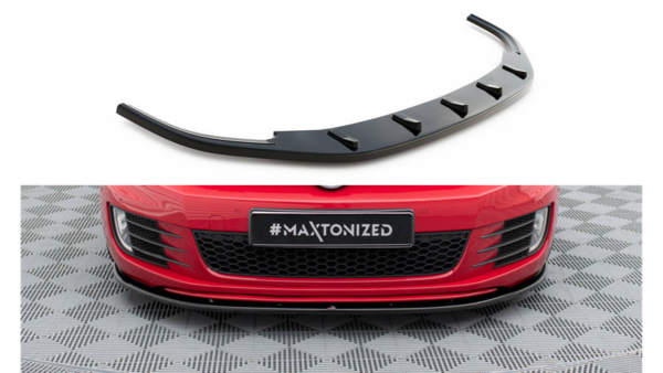 Splitter Volkswagen Golf VI GTI Front v.2 Gloss Black