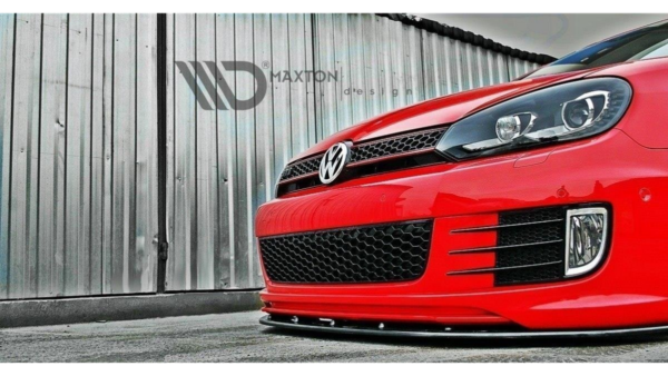 Splitter Volkswagen Golf VI Front v.2 for GTI 35th Gloss Black