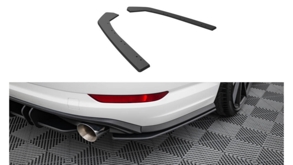 Splitter Volkswagen Jetta GLI Mk7 Black Rear Side Street Pro