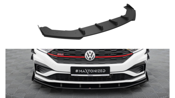 Splitter Volkswagen Jetta GLI Mk7 Front Street Pro Black + Gloss Flaps