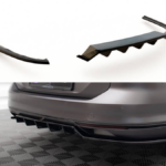 Splitter Volkswagen Passat B8 R-Line Rear Central with Diffuser