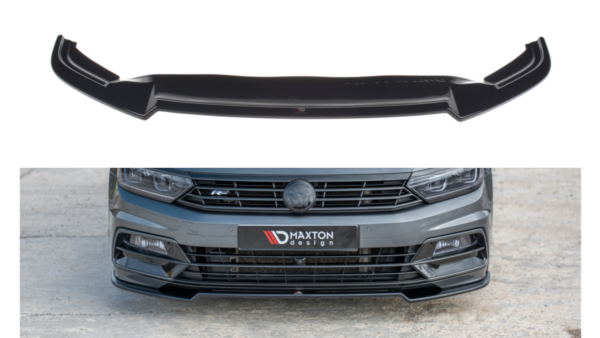 Splitter Volkswagen Passat B8 R-Line Front v.2 Gloss Black