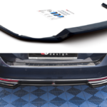 Splitter Volkswagen Passat B8 Rear Central Gloss Black