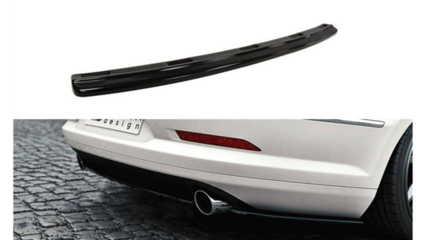 Splitter Volkswagen Passat CC R36 Rline Rear Central without Diffuser Gloss Black