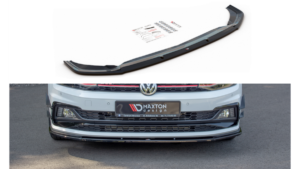 Splitter Volkswagen Polo VI GTI Front v.1 Gloss Black